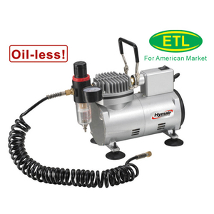 1/8 HP Oiless Airbrush Compressor (AS18MF)