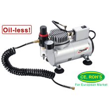 1/8 HP Oiless Airbrush Compressor (AS18M)