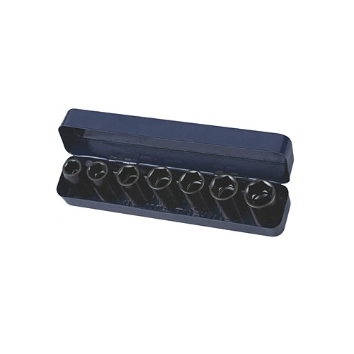 7-PC 1/2"Dr. Reg Impactsocket Set (metric Or SAE) (CRV) (ASK-007)