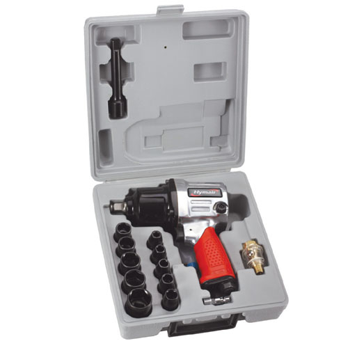 17PC 1/25'' H. D. Air Impact Wrench Kit (PAT-102K)