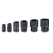 6-PC 1"Dr. Air Impact Socket Set (CR-MO) (ASK-003)
