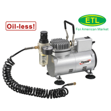 1/8 HP Oiless Airbrush Compressor (AS18MF-1)